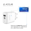 Зарядний пристрій AccLab AL-TC220 (1xUSB, 1xType-C) White (1283126556494) - 4