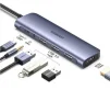 Концентратор USB Type-C Ugreen CM136 3xUSB 3.0+HDMI+3.5 мм, Gray (80132) - 3