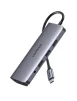 Концентратор USB Type-C Ugreen CM179 3xUSB 3.0 + HDMI + VGA + RJ45 1000M Ethernet + Cardreader + 3.5 мм, Gray (80133) - 1