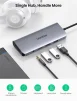 Концентратор USB Type-C Ugreen CM179 3xUSB 3.0 + HDMI + VGA + RJ45 1000M Ethernet + Cardreader + 3.5 мм, Gray (80133) - 4