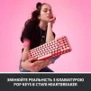Клавиатура беспроводная Logitech Pop Wireless Heartbreaker Rose (920-010737) - 3