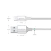Кабель Ugreen US199 USB - Lightning, 2м, Silver (60163) - 2