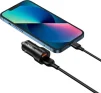 Автомобільний зарядний пристрій XO CC48 Smart Metal (2USB, 2.4A) Black (XO-CC48i-BK) + кабель Lightning - 3
