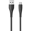 Кабель Proda PD-B85a USB - USB Type-C 3A, 1м, Black (PD-B85a-BK) - 1