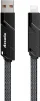 Кабель Proda PD-B96th USB/USB Type C - Lightning/USB-C 100W, 1.5м, Black (PD-B96th-BK) - 1