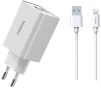 Сетевое зарядное устройство для Proda PD-A28i (2USB 2.4A) White (PD-A28i-WH) + кабель Ligthtning - 3