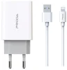 Сетевое зарядное устройство для Proda PD-A28i (2USB 2.4A) White (PD-A28i-WH) + кабель Ligthtning - 4