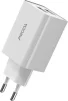 Мережевий зарядний пристрій Proda PD-A28c (2USB 2.4A) White (PD-A28c-WH) + кабель USB Type-C - 1