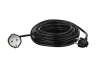 Мережевий подовжувач 2E 1XSchuko, 3G*1.5мм, 10м, black (2E-PC315M10) - 1