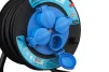 Сетевой удлинитель на катушке 2E 4XSchuko, IP44, 3G*1.5мм, 20м, black (2E-CR4315IP44M20) - 4