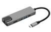 Сетевой адаптер USB-C ProLogix (PR-WUC-103B) 5 in 1 USB3.1 Type C to HDMI+2*USB3.0+USB C PD+Lan - 1
