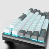 Клавіатура Aula Mechanical F3287 White/Grey Keycap KRGD Blue (6948391240688) - 6