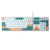 Клавіатура Aula Mechanical F2088 PRO White/Blue, plus 9 Orange keys KRGD blue (6948391234908) - 1