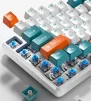 Клавіатура Aula Mechanical F2088 PRO White/Blue, plus 9 Orange keys KRGD blue (6948391234908) - 5