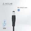 Кабель живлення ACCLAB USB to DC, 5,5х2,1 мм, 12V, 1A, 1 м Black (1283126565120) - 3