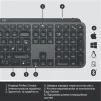 Клавіатура бездротова Logitech MX Keys Advanced for Business Wireless Illuminated UA Graphite (920-010251) - 7