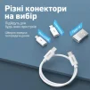 Кабель Remax Wanbo Series з кейсом і перехідниками 6в1 60W White (RC-190) - 3