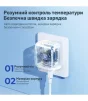 Мережевий зарядний пристрій Remax 35W PD + QC Fast Charger White (RP-U87) - 3