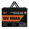 Акумуляторна батарея LogicPower 12V 100 AH (1280Wh) для ДБЖ (Smart BMS 100А) LiFePO4 - 2