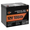 Акумуляторна батарея LogicPower 12V 100 AH (1280Wh) для ДБЖ (Smart BMS 100А) LiFePO4 - 4