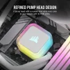 Система водяного охолодження Corsair iCUE H100i RGB Elite Liquid CPU Cooler White (CW-9060078-WW) - 3
