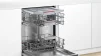 Вбудована посудомийна машина Bosch SMV6EMX51K - 2