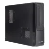 Корпус Prologix E100 Slim 400W 8cm, 2хUSB2.0, Black - 1