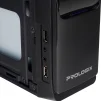 Корпус Prologix E100 Slim 400W 8cm, 2хUSB2.0, Black - 10