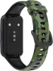Ремінець BeCover Modern Style для Huawei Band 7/Honor Band 7 Black-Green (709447) - 1