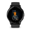 Смарт-годинник Garmin Venu 3 Slate Stainless Steel Bezel with Black Case and Silicone Band (010-02784-51) - 6