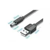 Кабель Vention USB - DC (M/M), 5.5 мм, 0.5 м, Black (CEYBD) - 3