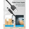 Кабель Vention USB - DC (M/M), 5.5 мм, 0.5 м, Black (CEYBD) - 4