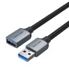 Кабель Vention USB - USB V 3.0 (M/F), 1 м, Black (CBLHF) - 1