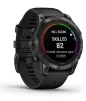 Смарт-часы Garmin Fenix ​​7 Pro Sapphire Solar Carbon Gray DLC Titanium with Black Silicone (010-02777-54) - 3