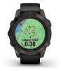 Смарт-часы Garmin Fenix ​​7 Pro Sapphire Solar Carbon Gray DLC Titanium with Black Silicone (010-02777-54) - 9