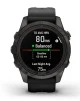 Смарт-годинник Garmin Fenix 7S Pro Sapphire Solar Carbon Gray Titanium with Black Silicone (010-02776-54) - 5