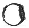 Смарт-годинник Garmin Fenix 7S Pro Sapphire Solar Carbon Gray Titanium with Black Silicone (010-02776-54) - 6