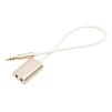 Адаптер Remax RL-S20 Sharing 3.5 мм - 2x3.5 мм (M/F), Gold (2000700007109) - 1