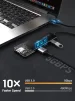 Концентратор Cabletime USB Type C - 4 Port USB 3.0, 0.15 cm (CB02B) - 2