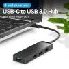 Концентратор Vention 4-Port с micro USB питанием 0.15M Black (TGKBB) - 2