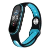 Ремешок BeCover Sport Style для Xiaomi Mi Smart Band 5/Mi Smart Band 6/Mi Smart Band 7 Black-Blue (705165) - 1