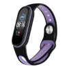 Ремінець BeCover Sport Style для Xiaomi Mi Smart Band 5/Mi Smart Band 6/Mi Smart Band 7 Black-Purple (705168) - 1