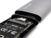 Внешний карман Frime M.2 NVMe PCIe, USB 3.2 Type-C, Metal, Silver (FHE401.M2UC) - 3