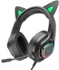 Гарнітура Hoco W107 Cute Cat Black - 1