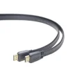 Кабель Cablexpert HDMI - HDMI V 2.0 (M/M), плоский, 1.8 м, чорний (CC-HDMI4F-6) пакет - 1