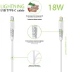 Кабель Intaleo CBFLEXTL1 USB-C-Lightning 1.2м White (1283126504099) - 4
