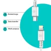 Кабель Piko CB-TT11 USB-C-Lightning 1.2м White (1283126504037) - 2