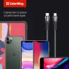 Кабель ColorWay USB-C-Lightning, PD Fast Charging, 3.0А, 2м, Grey (CW-CBPDCL036-GR) - 9