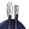 Кабель ColorWay USB-Lightning, 2.4А, 1м, Blue (CW-CBUL010-BL) - 1
