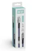 Кабель ColorWay USB - USB Type-C (M/M), 2.4 А, 1 м, Blue (CW-CBUC012-BL) - 3